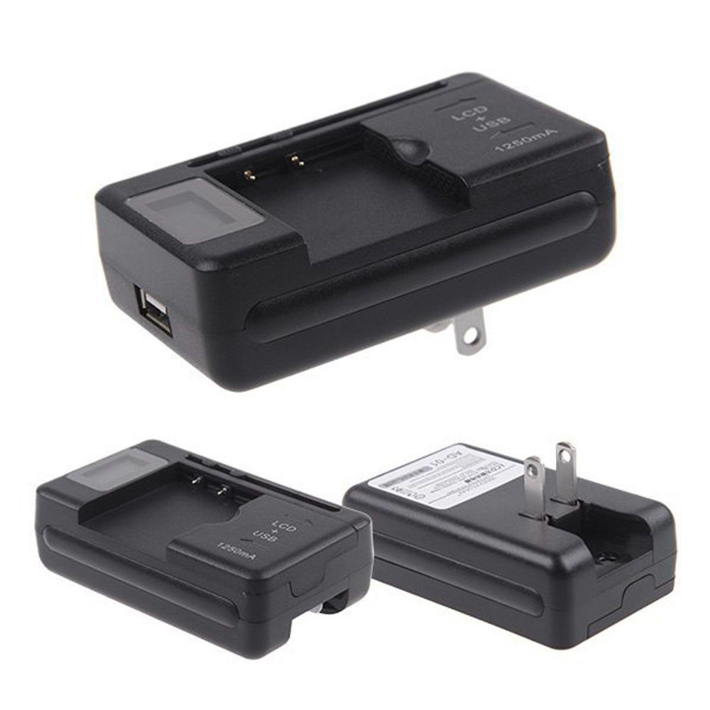 Bộ Sạc Pin Điện Thoại Di Động Có Màn Hình Lcd Hiển Thị Thông Dụng