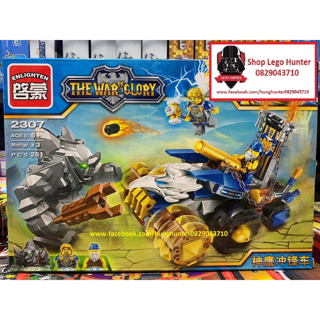 Enlighten 2307 Bộ đồ chơi lắp ráp Trung cổ the war of glory 261 chi tiết