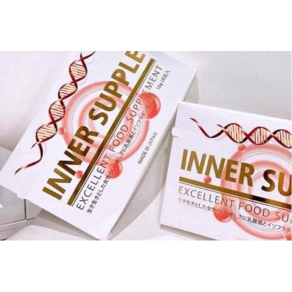 Collagen Inner Supple - Nước Uống Tăng Nội Tiết Tố (Full Hộp 28 Gói)