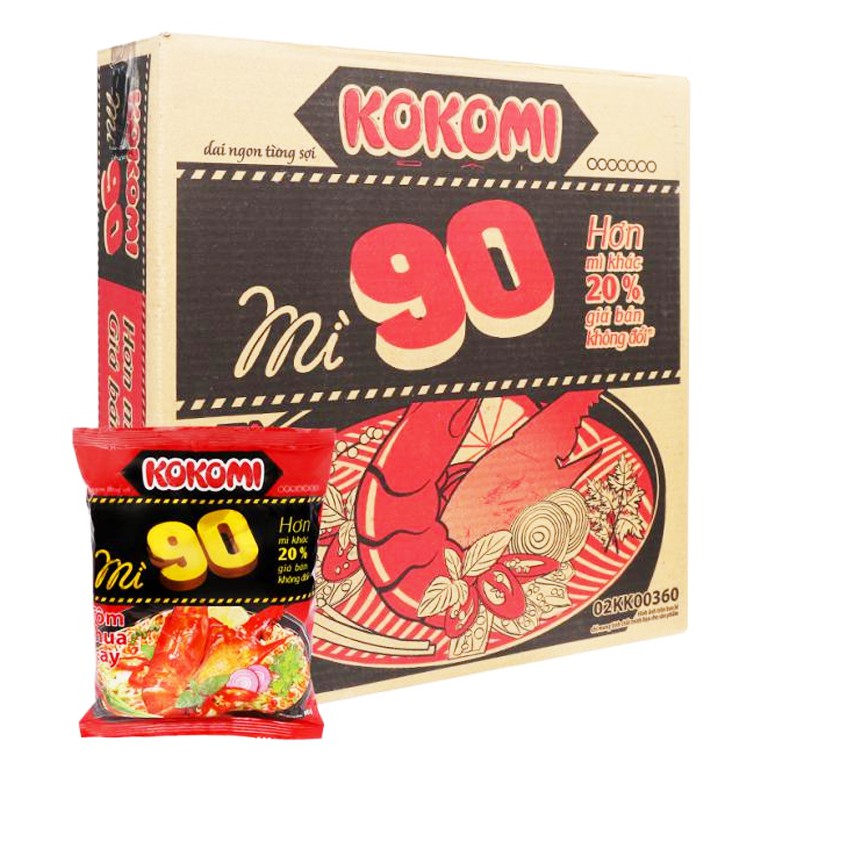 Set 5 gói mì Kokomi 90 Tôm chua cay 90g | BigBuy360 - bigbuy360.vn