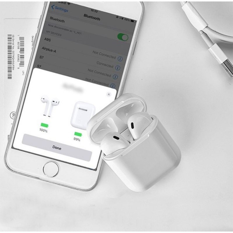 Tai Nghe Bluetooth không dây Thế Hệ 2 -SỬ DỤNG TRÊN CẢ HỆ ĐIỀU HÀNH IOS VÀ ANDROID - BH12T