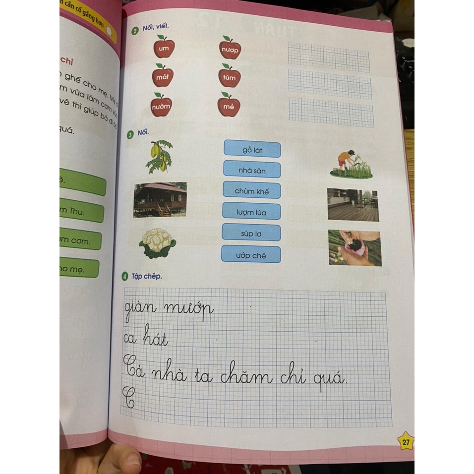 Sách - Phiếu bài tập cuối tuần tiếng việt 1 ( Megabooks )