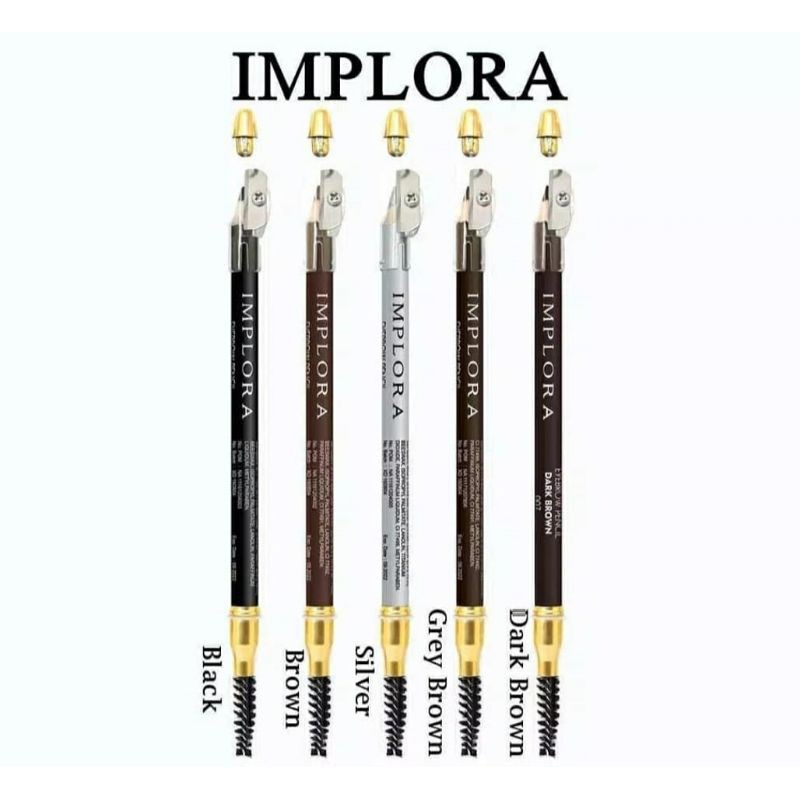 (hàng Mới Về) Bút Kẻ Lông Mày Implora Chính Hãng Có Dây Rút Tiện Dụng