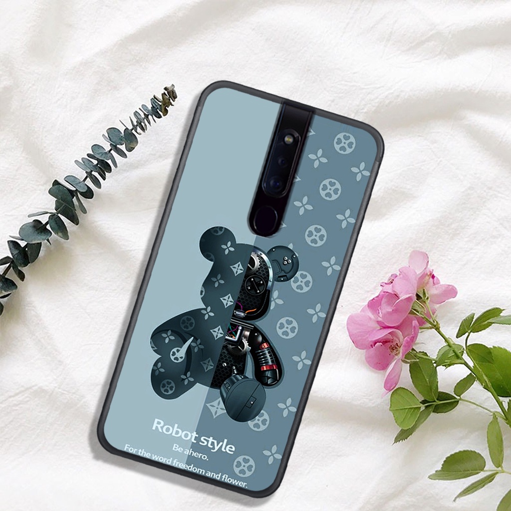 [HOT]ỐP OPPO F11 - F11 PRO , In Hình Gấu Robot họa tiết L-V màu sắc cực đẹp.