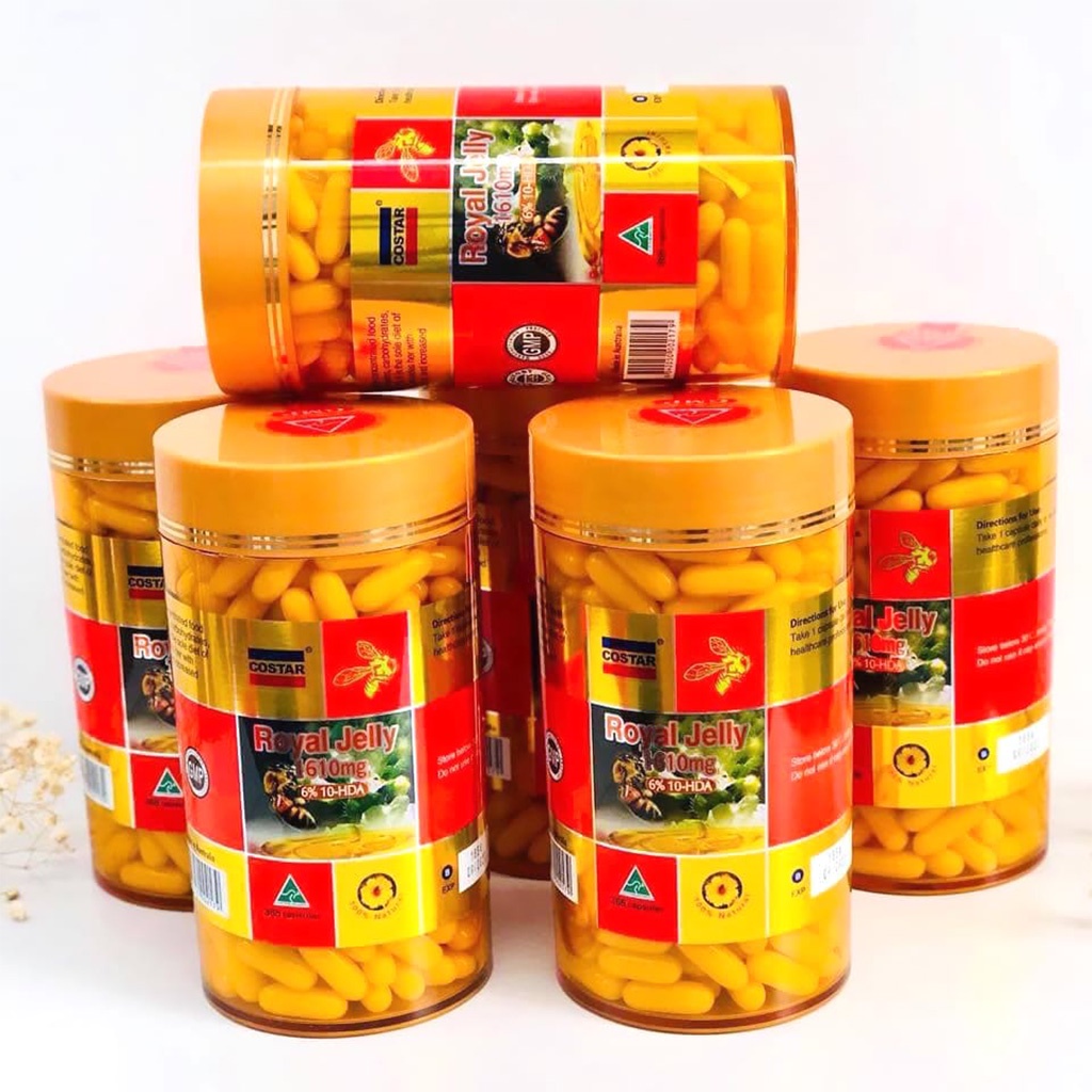 Viên Uống Sữa Ong Chúa Costar Royal Jelly 1610mg 365 Viên Giúp Da Sáng, Tăng Sức Đề Kháng - Leebangkok