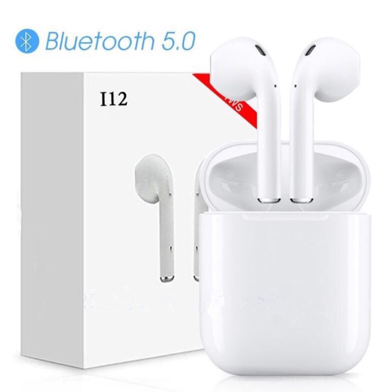 Tai nghe không dây bluetooth 5.0 i12 tws cảm ứng chạm âm thanh nổi Salastore99 | BigBuy360 - bigbuy360.vn