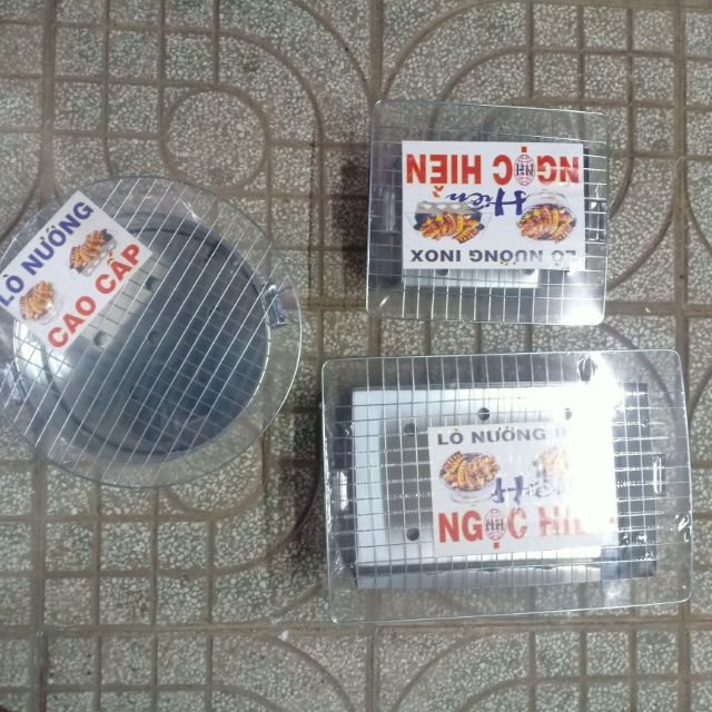 Lò nướng than inox nhiều size