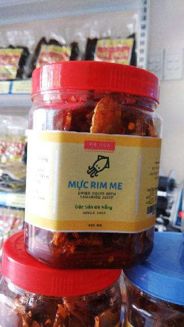 Hộp niêm bạc- Mực cau đặc biệt - Mực rim me - Đặc sản khô Đà Nẵng - Món ăn vặt ngon giá rẻ - Flash Sales