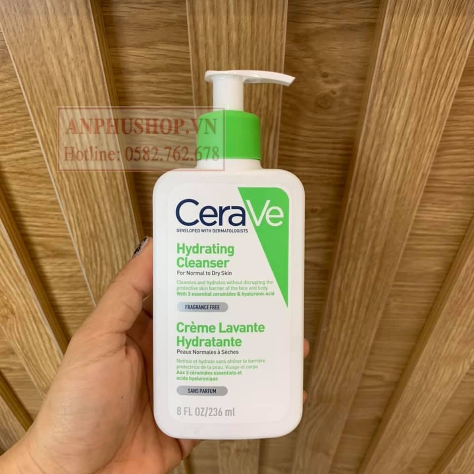 Sữa rửa mặt Cerave Foaming Facial Cleanser 236ml ( Hàng chính hãng )