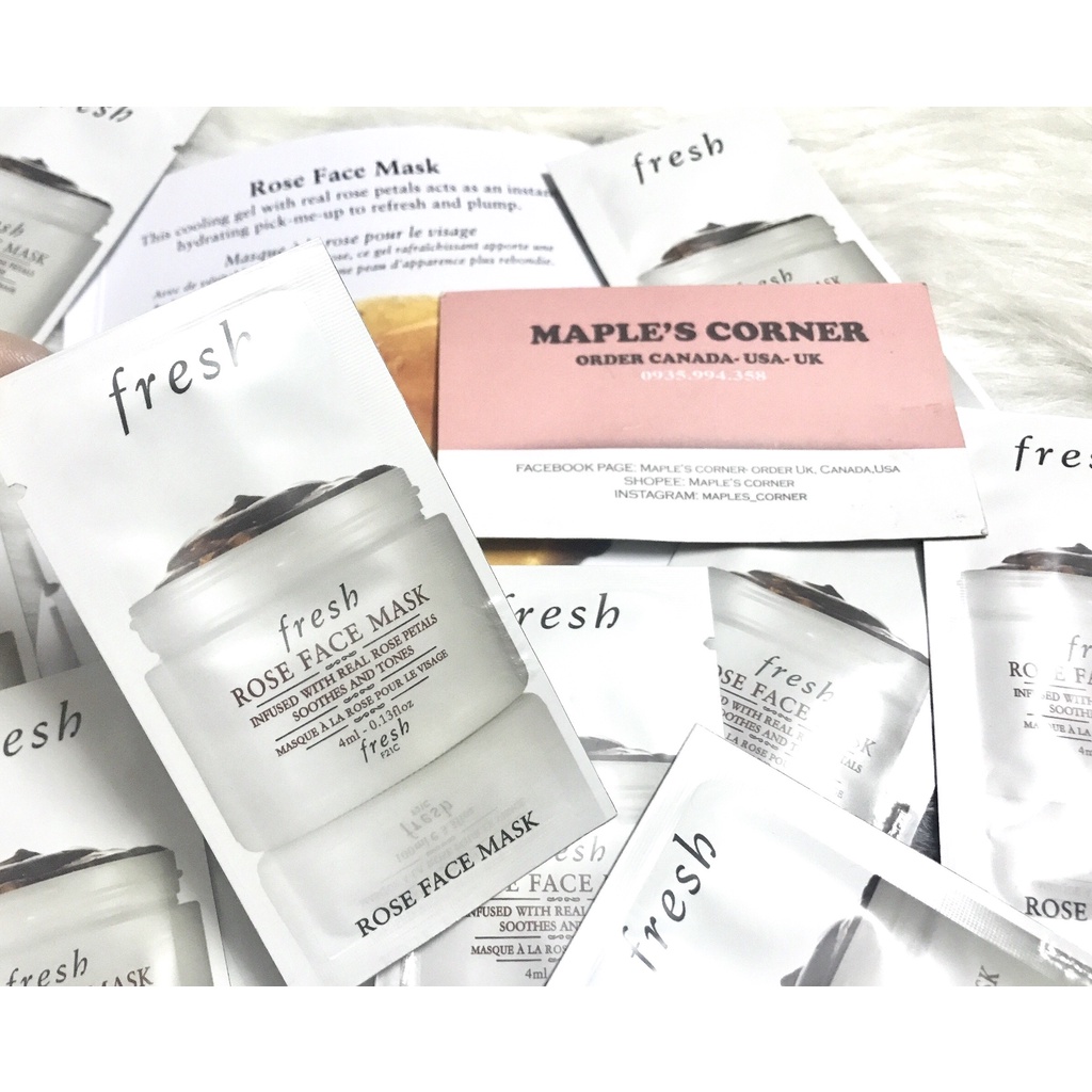 Mặt nạ hoa hồng FRESH Rose face mask
