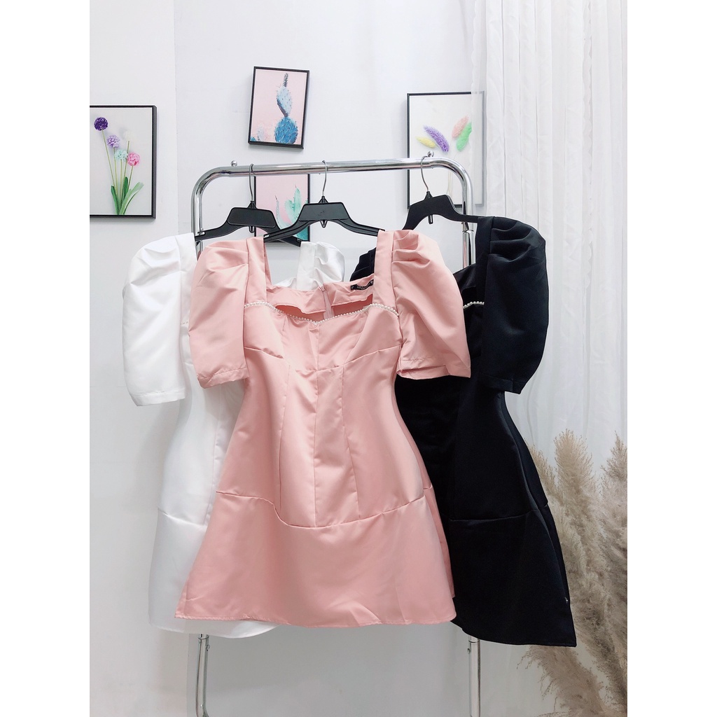 ĐẦM XOÈ VIỀN NGỌC TRAI BIGSIZE D735 ❤ FREESHIP ❤ HÌNH THẬT 100% SHOP TỰ CHỤP
