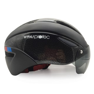 Mũ Bảo Hiểm Xe Đạp Protec Win Sử Dụng Kính