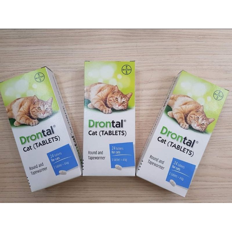 Drontal for Cat - xo giun sán, giun tim, giun phổi cho meo meo