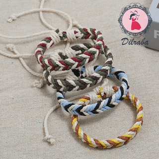 Vòng tay handmade bện sợi xinh xắn cho nữ
