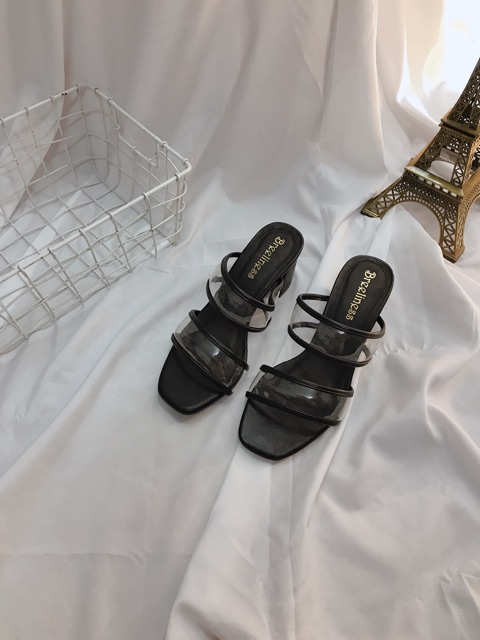 ☘️ HÀNG FULLBOX CÓ SẴN☘️ Guốc mika 2 cầu 6cm