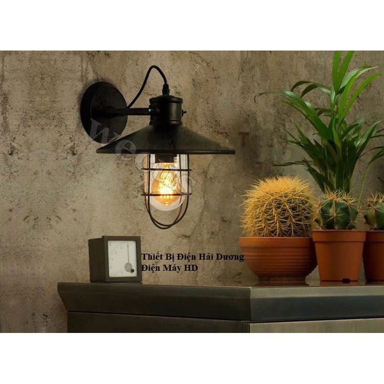 Đèn treo tường phòng nổ PA01  - Tặng kèm bóng led 3w Có video hướng dẫn lắp đặt - Energy Green Lighting - BH 1 năm