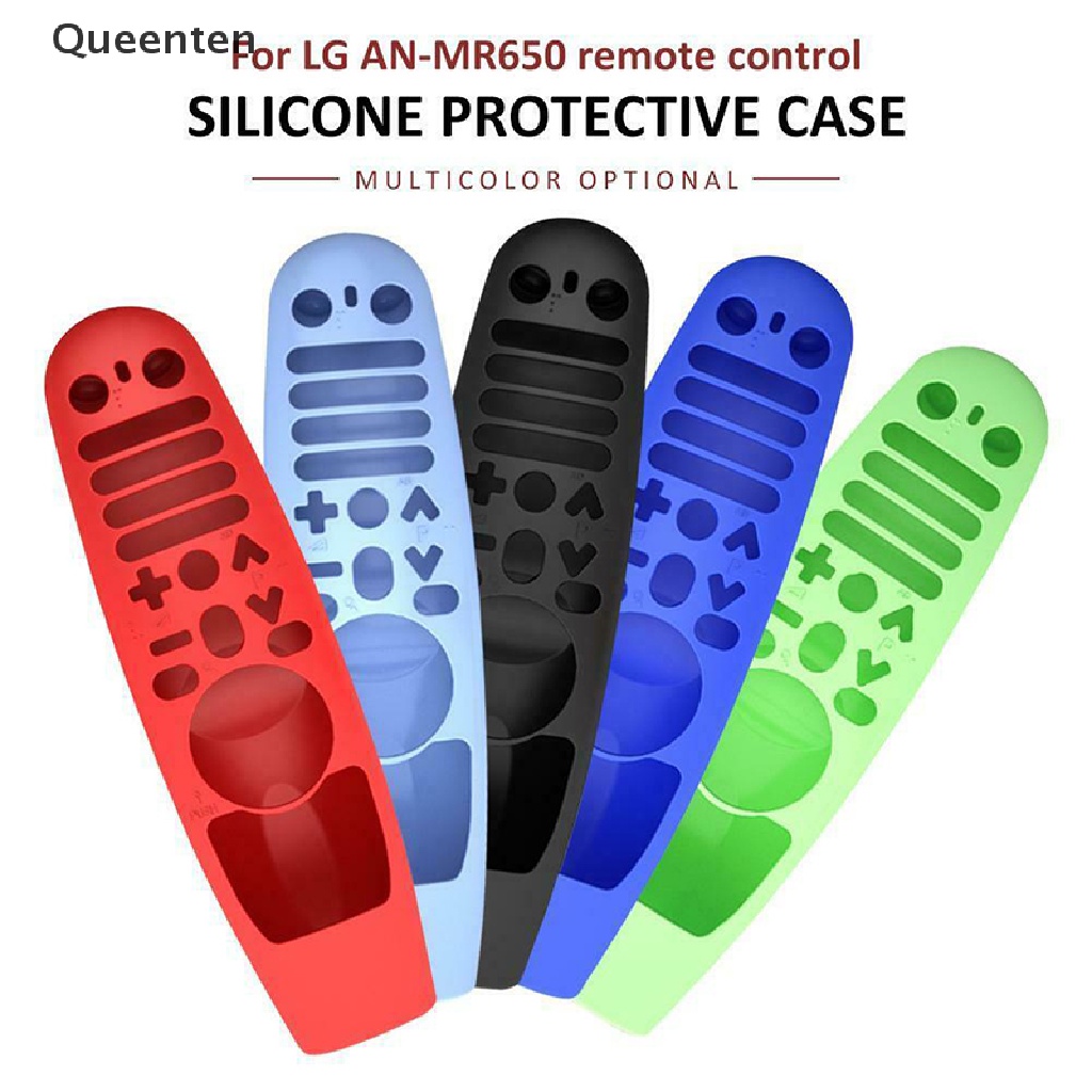 Queenten Soft Silicone Protective Case Cover For LG TV Remote Control AN-MR600 AN-MR650 QT