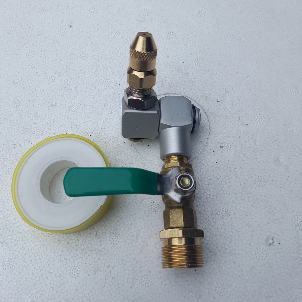 Đầu béc rửa xe,rửa máy lạnh điều hòa dùng cho máy rửa xe chỉnh áp - đầu chỉnh được (chỉnh 360 độ)