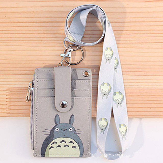Bộ ví đựng thẻ đa năng hình hoạt hình Totoro sáng tạo