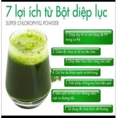Tảo diệp lục collagen gói 100g uống và đắp mặt