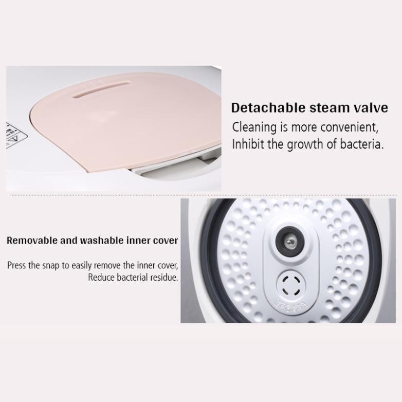 Nồi cơm điện đa năng Midea 3L nồi cơm điện tử nội địa cao cấp 9 chức năng nấu chậm, hầm, cháo, cơm niêu | BigBuy360 - bigbuy360.vn