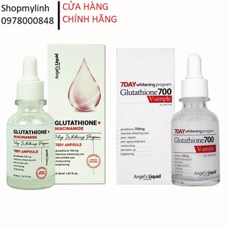 Huyết Thanh Trắng Da 7day Whitening Program Glutathione 700 V-Ample
