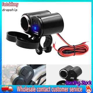 Củ Sạc Điện Thoại Di Động 1.5a Usb 12v Cho Gps Trên Xe Máy