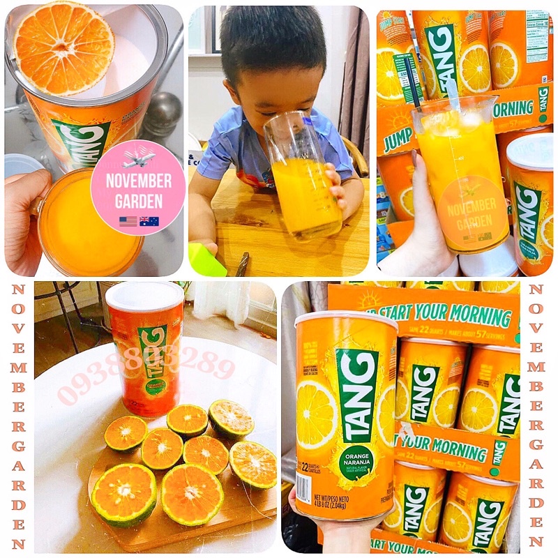 Bột cam Tang Mỹ 2.04kg | Date mới nhất