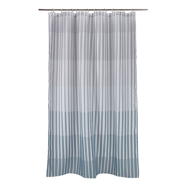 Rèm phòng tắm | JYSK Arentorp | polyester | xám | D200xR150cm