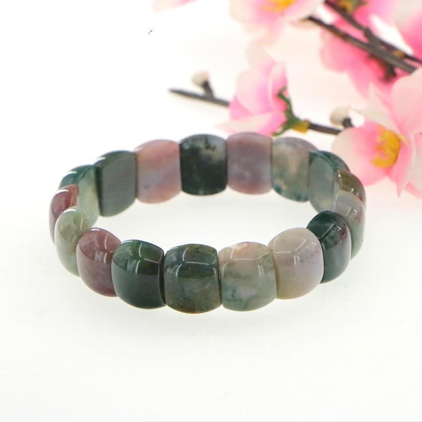 Vòng Tay Đá Mã Não Tự Nhiên Kiểu Dáng Sang Trọng Dành Cho Nữ