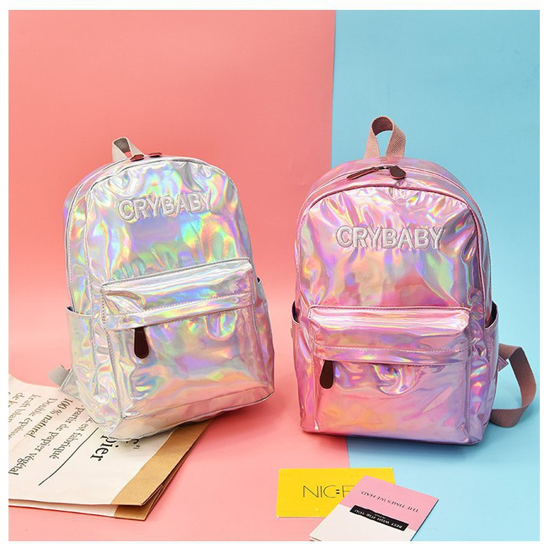 Balo Hologram Bóng Crybaby