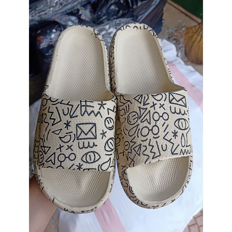 [LOẠI 1 - ĐẾ DÀY] Dép đôi nam nữ Unisex YzSS6 đế bằng đi mưa rửa nước hot trend 2020 mẫu mới giá rẻ cao su hef đi biển | BigBuy360 - bigbuy360.vn