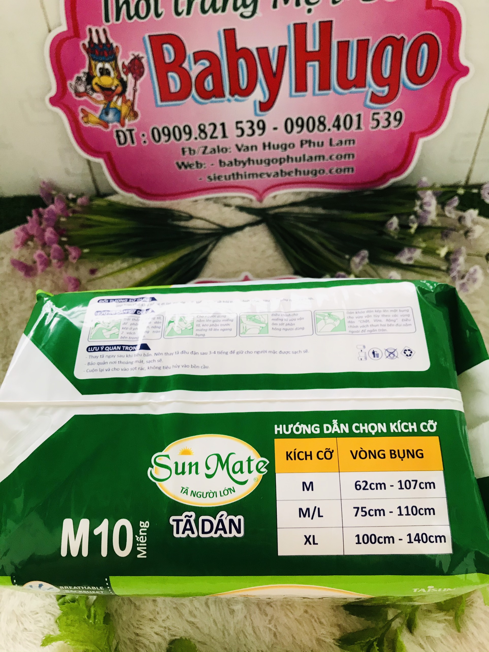 Tả dán người già Sun Mate  SIZE M/ML/XL