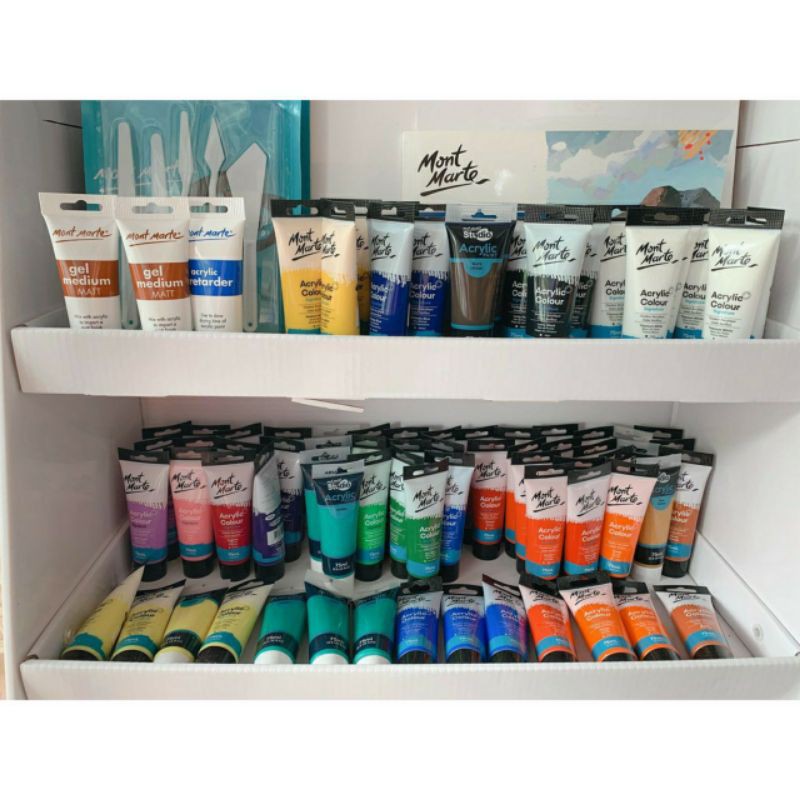 Màu Acrylic Studio Mont Marte Dạng Tuýp 75ml