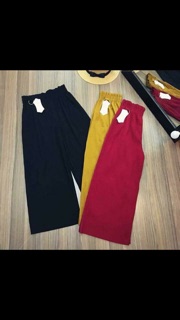 Quần ống rộng xếp li