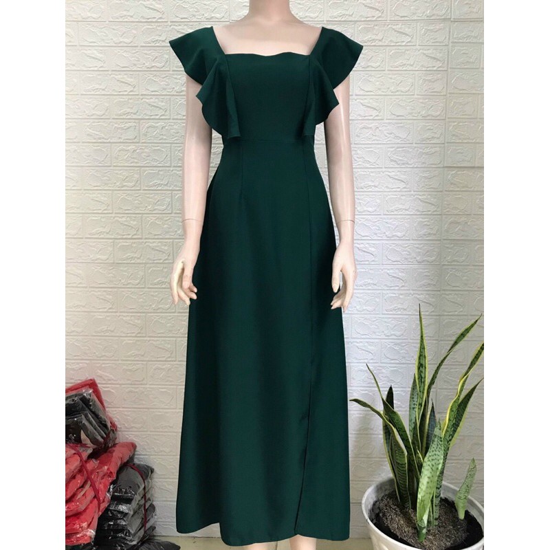 Đầm maxi xẻ đùi tay cánh siêu xinh TRIPBLE T DRESS  - size M/L/XL/2XL - S1MT