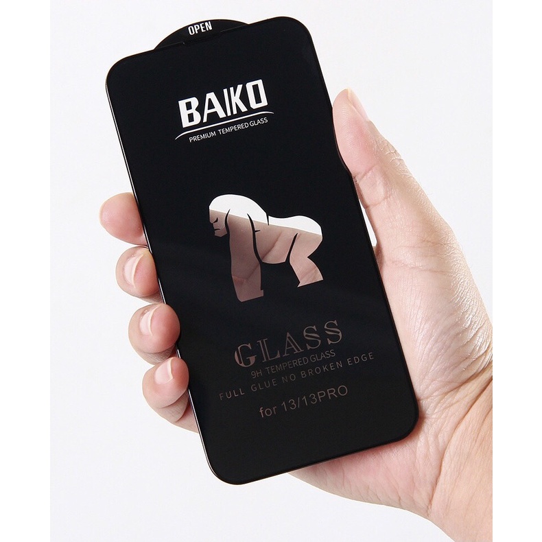 Kính cường lực KINGKONG BAIKO full màn cho ip X/Xr/Xsmax/11/11Pro/11Promax/12/12Pro/12Promax/13/13Pro/13Promax