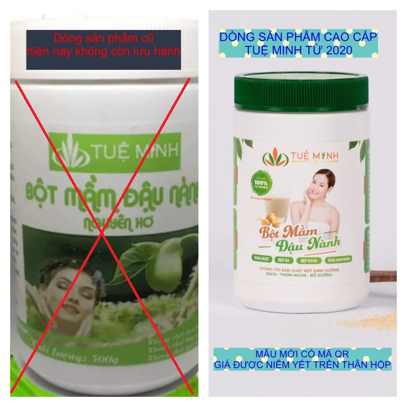 1Kg Mầm đậu nành nguyên xơ Tuệ Minh xưởng nhà làm có đủ giấy ATVSTP 2 hộp như hình | BigBuy360 - bigbuy360.vn