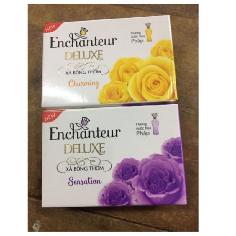 Bánh xà phòng tắm enchanteur 90g