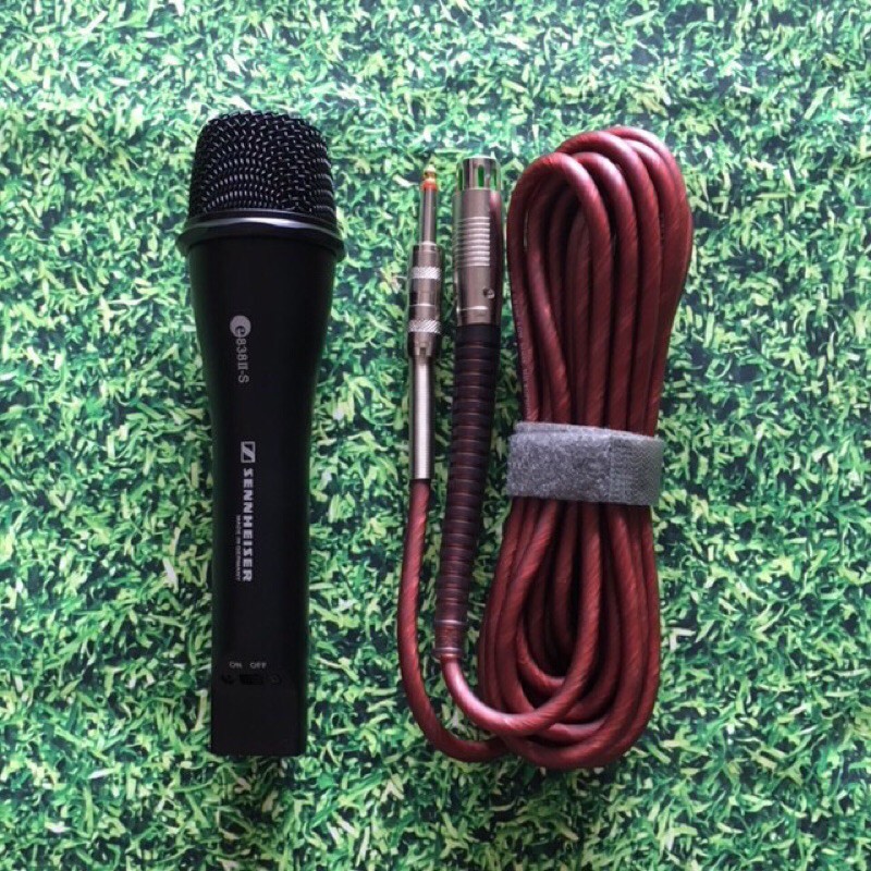 Micro karaoke Sennheiser E838ii-s dòng mic có dây với độ dài dây 5m kèm hộp đựng cao cấp