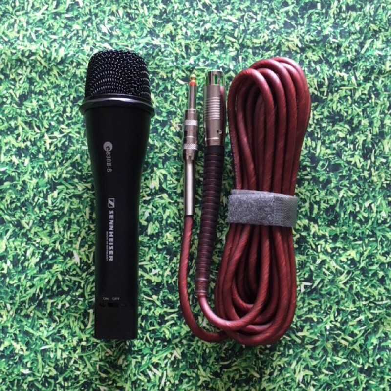 Micro karaoke Sennheiser E838ii dòng mic có dây với độ dài dây 5m - mic dây dẻo độ bền cao