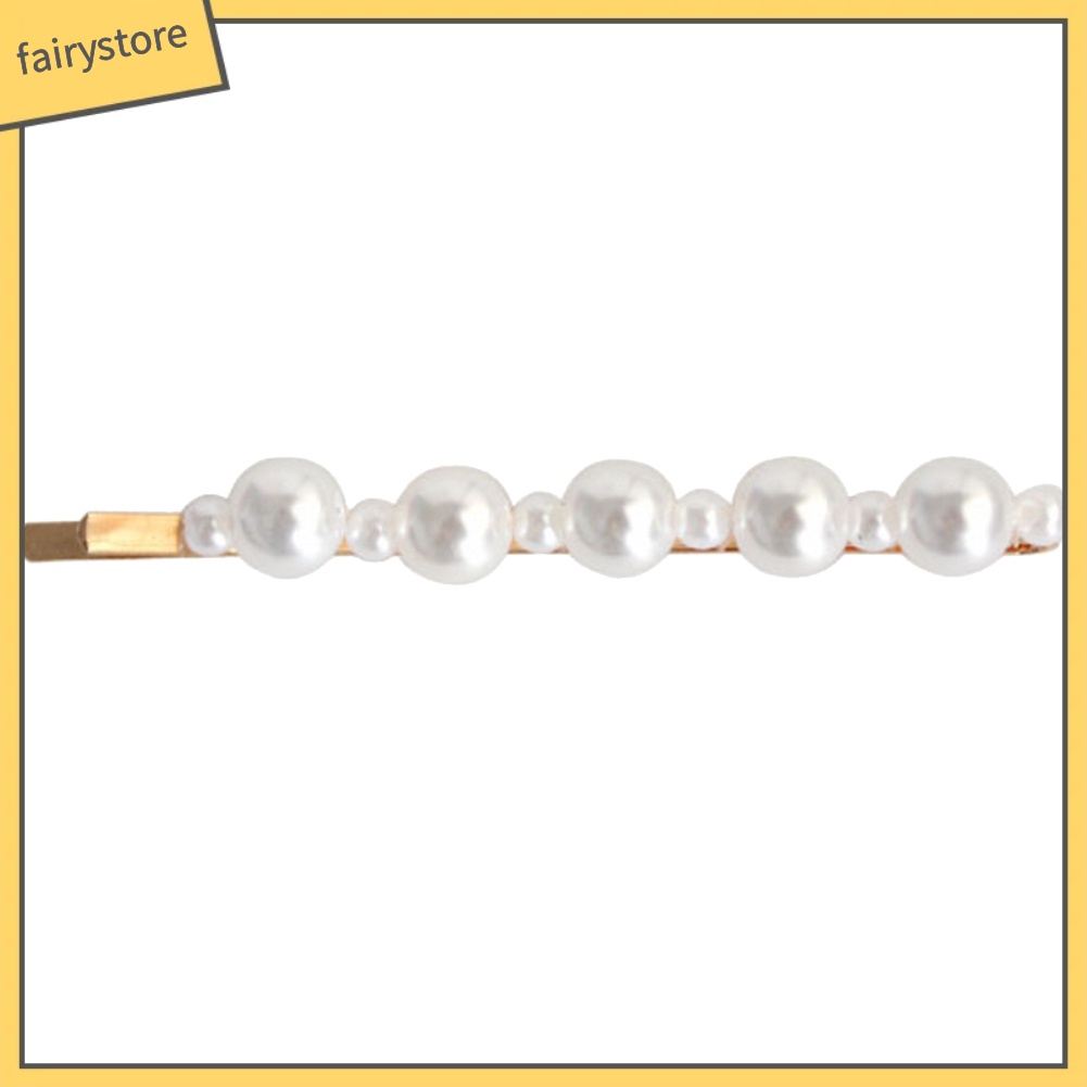 Kẹp Tóc Đính Ngọc Trai Nhân Tạo Thời Trang Dành Cho Nữ