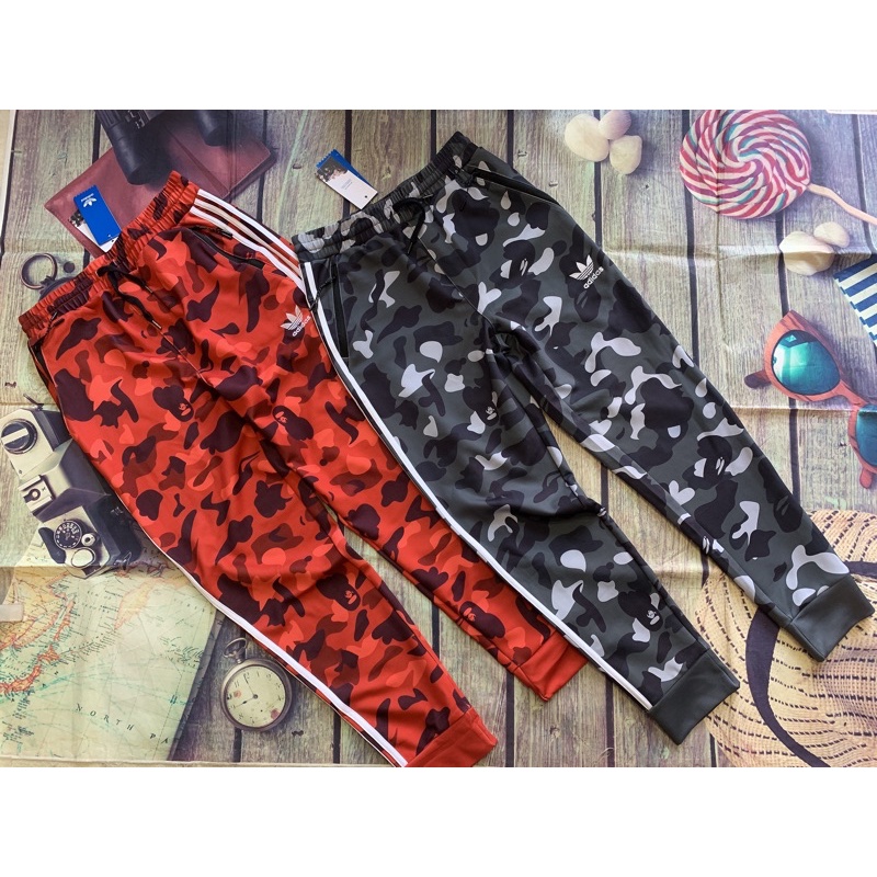 Quần Jogger ad camo chất thun poly dày mịn