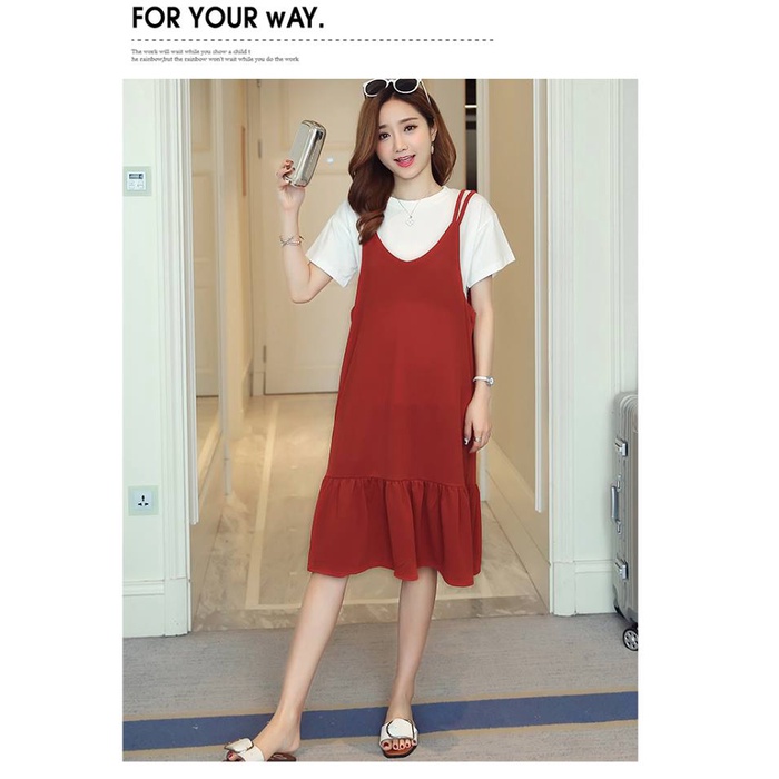 Yếm Bầu Nâu Đỏ ( k kèm áo ) MYC 1171