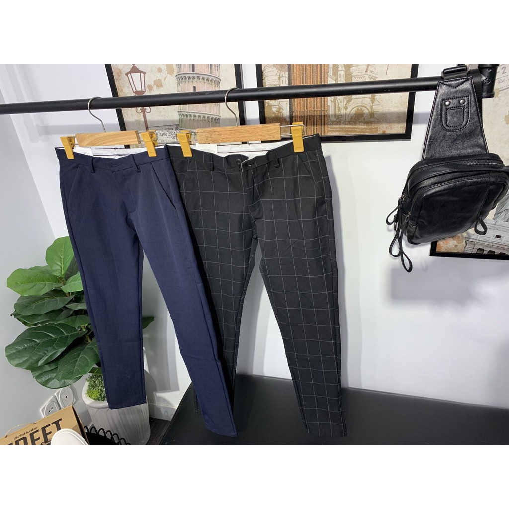 Quần tây âu hàn quốc! Tây âu kẻ sọc nhiều màu cao cấp (KÈM ẢNH THẬT) | BigBuy360 - bigbuy360.vn