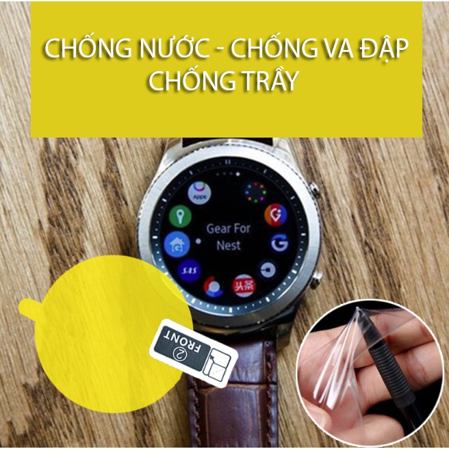 Miếng dán cường lực dẻo đồng hồ Samsung Gear S3