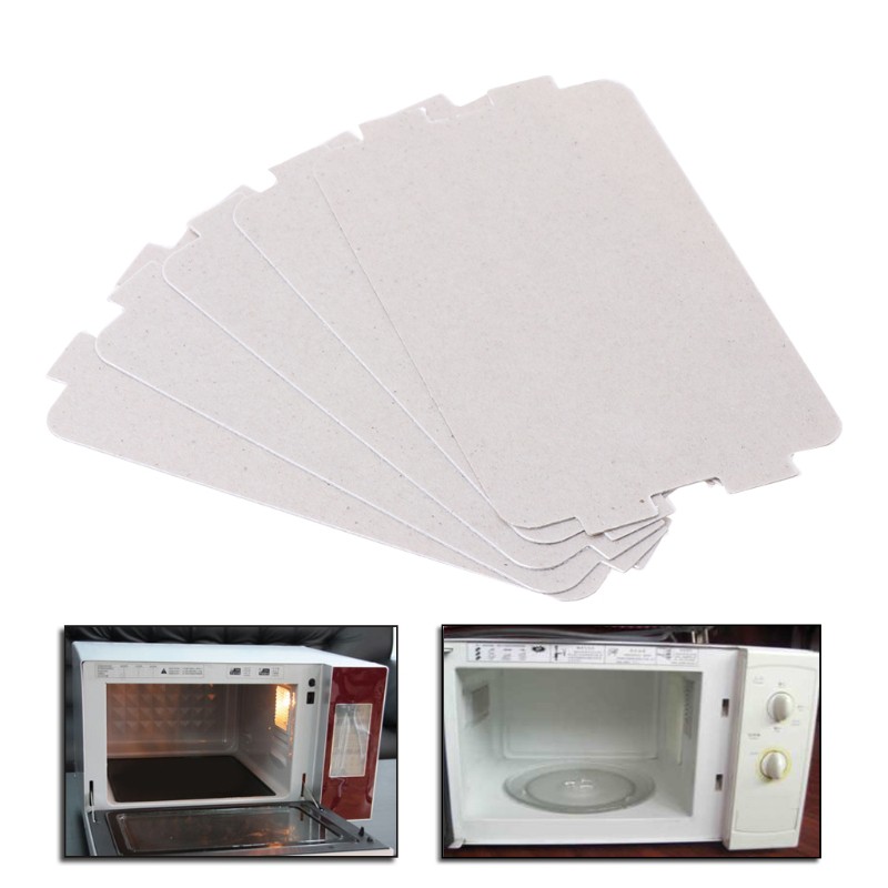 Set 5 tấm mica kích thước 107x64mm dùng cho lò vi sóng tiện dụng