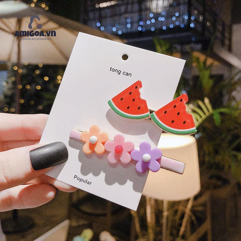 【amigoa.vn】 Bộ Kẹp Tóc Hai Mảnh