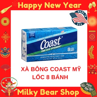 [MỸ] XÀ BÔNG COAST LỐC 8 CỤC