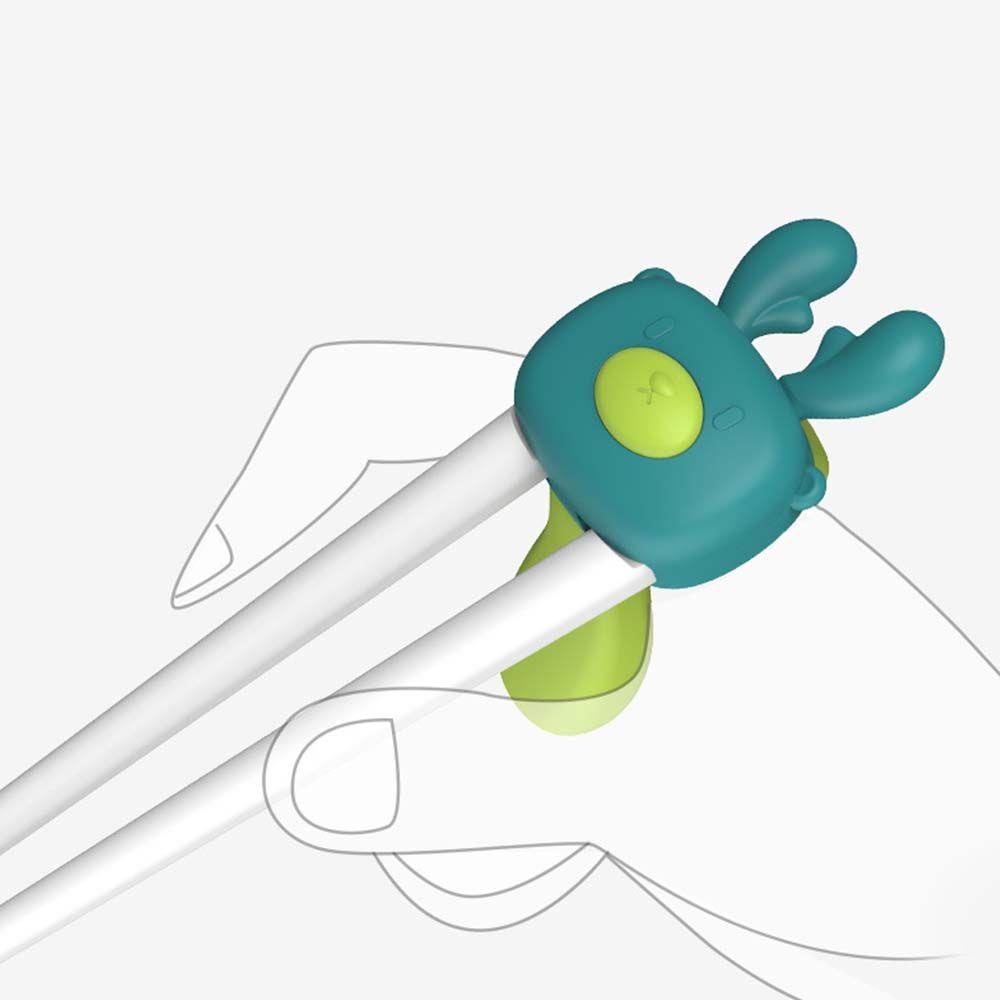 MIQUEL Training Chopsticks Reusable Safety Cartoon Pattern Angel Children Practice Chopsticks Baby Eating Chopsticks
